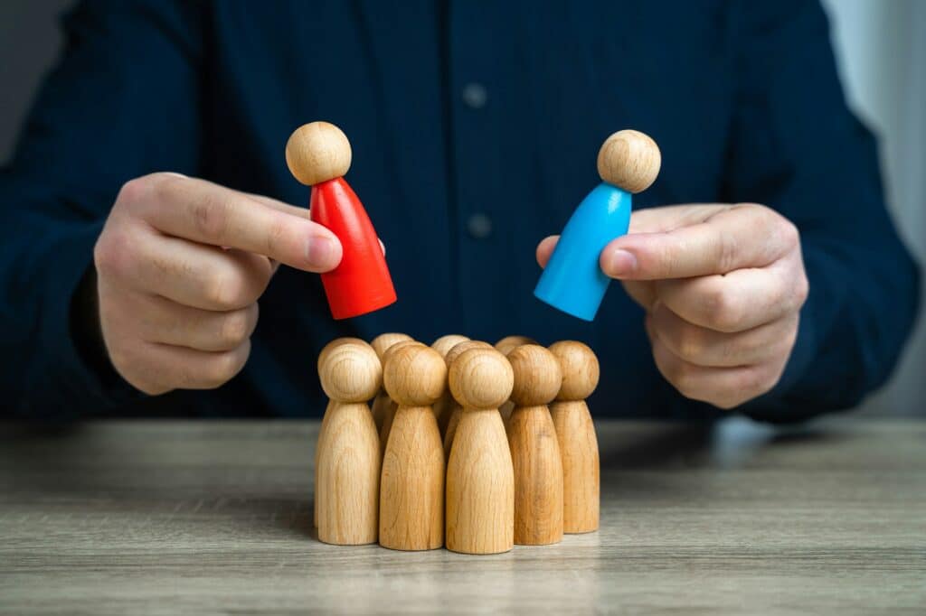 Choose the new leader. Evaluate skills, experience, and ability to inspire and motivate the team.